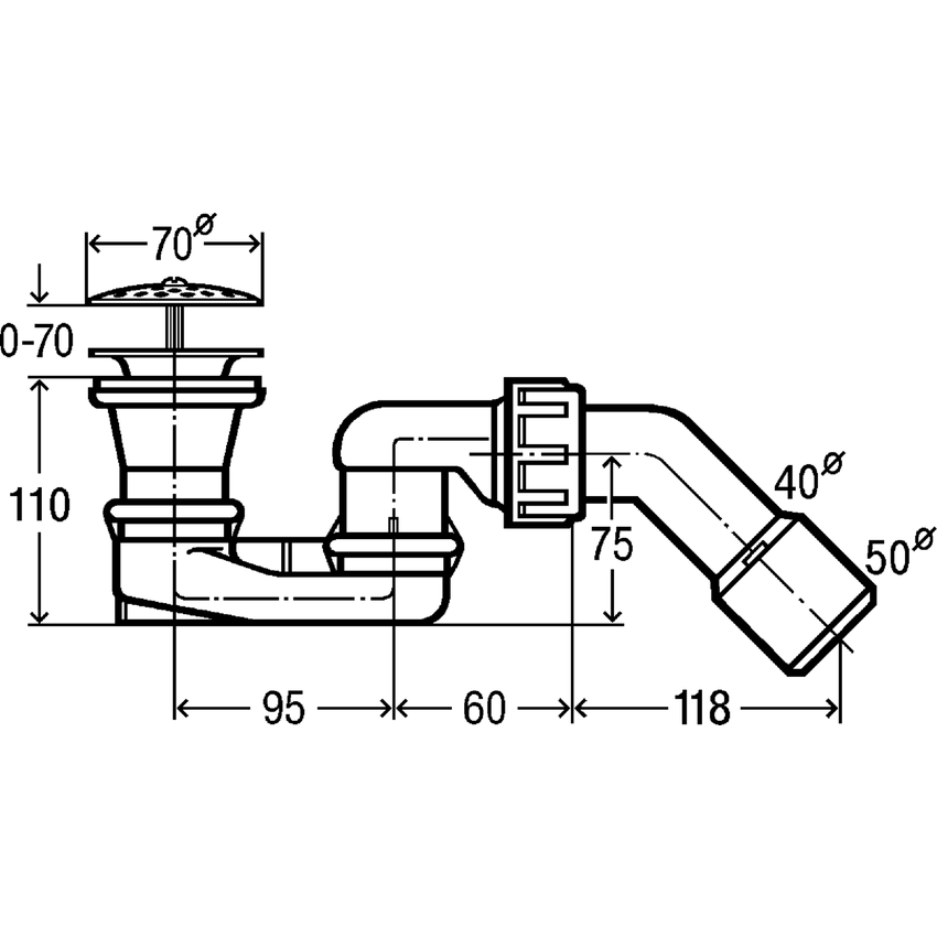 Immagine di Viega VARIOPLEX sifone 108847