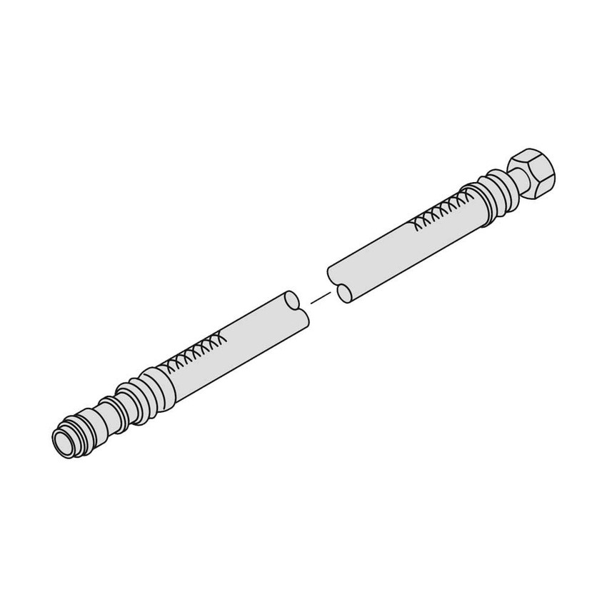 Immagine di Bosch Acc. 880 Kit flessibile per collegamento alla tubazione di ricircolo sanitario Ø G½”, lunghezza 300 mm 7719002131