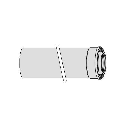 Immagine di Bosch FC-C50-1000 Prolunga Ø 50/80 mm, PP/Met.; L. 1 m; per Condens 5000 WR 7716780395