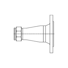Immagine di Bosch Raccordo per circolatori, attacco all'adattatore G2-DN50/PN16 per caldaie da 75 e 100 kW o attacco all'impianto per caldaia da 150 kW, flangia DN50-PN16, attacco circolatore G1”½, per caldaie da 75 e 150 kW 7736602758
