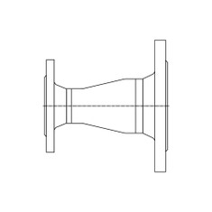 Immagine di Bosch Raccordo per circolatori, attacco impianto flangia DN65-PN16, attacco circolatore DN40-PN6 per caldaia da 200, 250 e 300 kW 7736602764