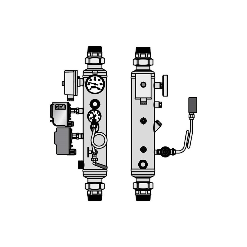 Immagine di Bosch Kit collettore portastrumenti con accessori INAIL da 1”½ filettato 7735271795