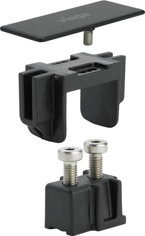 Immagine di Viega ADVANTIX VARIO set accessori finitura acciaio nero 711818