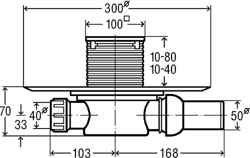 Immagine di Viega ADVANTIX pozzetto a pavimento 617288