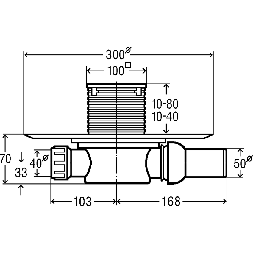 Immagine di Viega ADVANTIX pozzetto a pavimento 617288