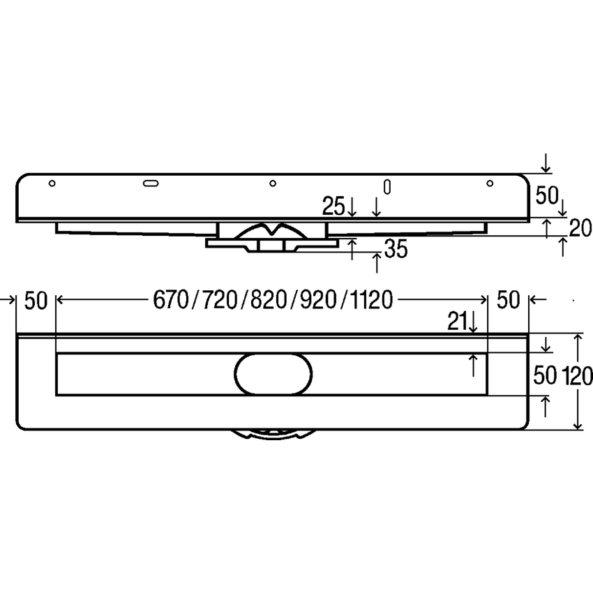 Immagine di Viega ADVANTIX corpo base corriacqua parete da 80 cm 737023