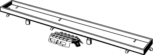 Immagine di Viega ADVANTIX griglia corriacqua visign ER13 da 90 cm 737375