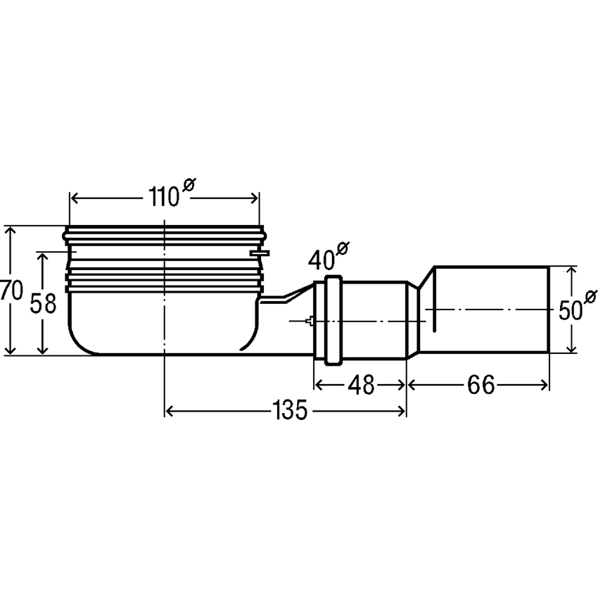 Immagine di Viega ADVANTIX sifone corriacqua 737573