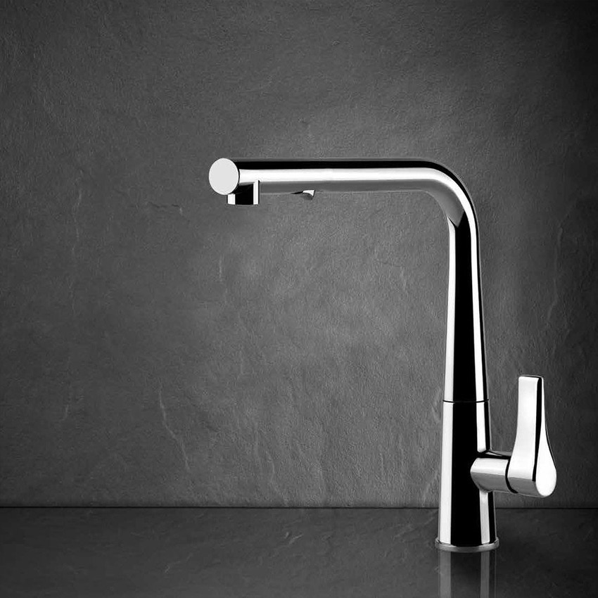 Immagine di Gessi PROTON miscelatore monocomando con canna girevole, finitura cromo 17175#031