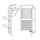 Deltacalor DINAMIC PLUS ELECTRIC scaldasalviette stendino H.100,3 L.50 cm, colore bianco SED3093050TB