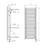 Immagine di Deltacalor STENDY ELEGANCE ELECTRIC PLUS scaldasalviette stendino H.139 L.50,3 cm, colore bianco SRD3130048TB