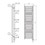 Immagine di Deltacalor STENDY SHORT ELECTRIC PLUS scaldasalviette stendino H.186,2 L.50,3 cm, finitura cromo SSD3177048TC