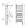 Deltacalor STENDY ELECTRIC PLUS scaldasalviette stendino H.138 L.52,9 cm, colore bianco SYD4132050NB