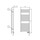 Deltacalor RIGHT ELECTRIC scaldasalviette H.138,4 L.48 cm, colore bianco RGEP132048TB