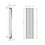 Immagine di Deltacalor HARP radiatore H.100 L.45 cm, colore bianco HR1V180006B