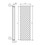 Immagine di Deltacalor QUILT VERTICALE radiatore H.180 L.67,6 cm, in acciaio inox, finitura black steel QT1V180067XN