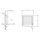 Deltacalor TOWEL BOX scaldasalviette quadrato 48 cm, colore bianco finitura lucido TB048048EB