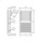 Deltacalor DINAMIC PLUS scaldasalviette stendino H.92,9 L.50 cm, colore bianco SED093050B
