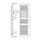 Deltacalor DINAMIC PLUS scaldasalviette stendino H.176,9 L.50 cm, colore bianco SED177050B