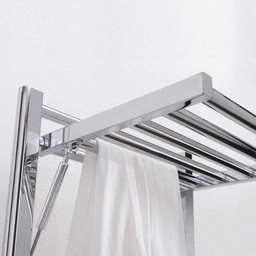 Immagine di Deltacalor DRYER PLUS MISTO scaldasalviette H.153,6 L.50 cm, con termoventilatore, finitura cromo SEAIRD2M150050TC