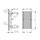 Deltacalor STENDY ELEGANCE scaldasalviette stendino H.90,5 L.48 cm, colore bianco SR090048B