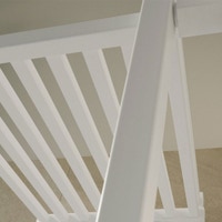 Immagine di Deltacalor STENDY ELEGANCE scaldasalviette stendino H.90,5 L.58 cm, colore bianco SR090058B