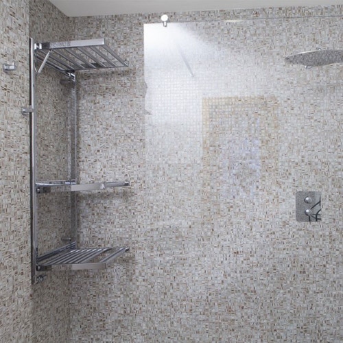 Immagine di Deltacalor STENDY scaldasalviette stendino H.131,8 L.51,2 cm, finitura cromo SY132050C