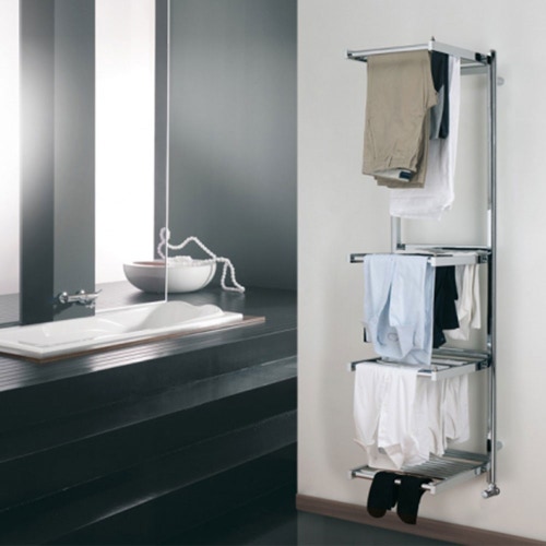 Immagine di Deltacalor STENDY scaldasalviette stendino H.174,7 L.51,2 cm, finitura cromo SY175050C