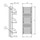 Deltacalor STENDY SHORT scaldasalviette stendino H.137,2 L.58 cm, colore pastel window grey finitura lucido SS137058S7040G