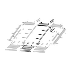 Immagine di Bosch FKI18-2T Kit estensione per il montaggio con inclinazione tetto 25-65° di 1 collettore solare piano verticale aggiuntivo, per sistemi integrati nel tetto 8718532914