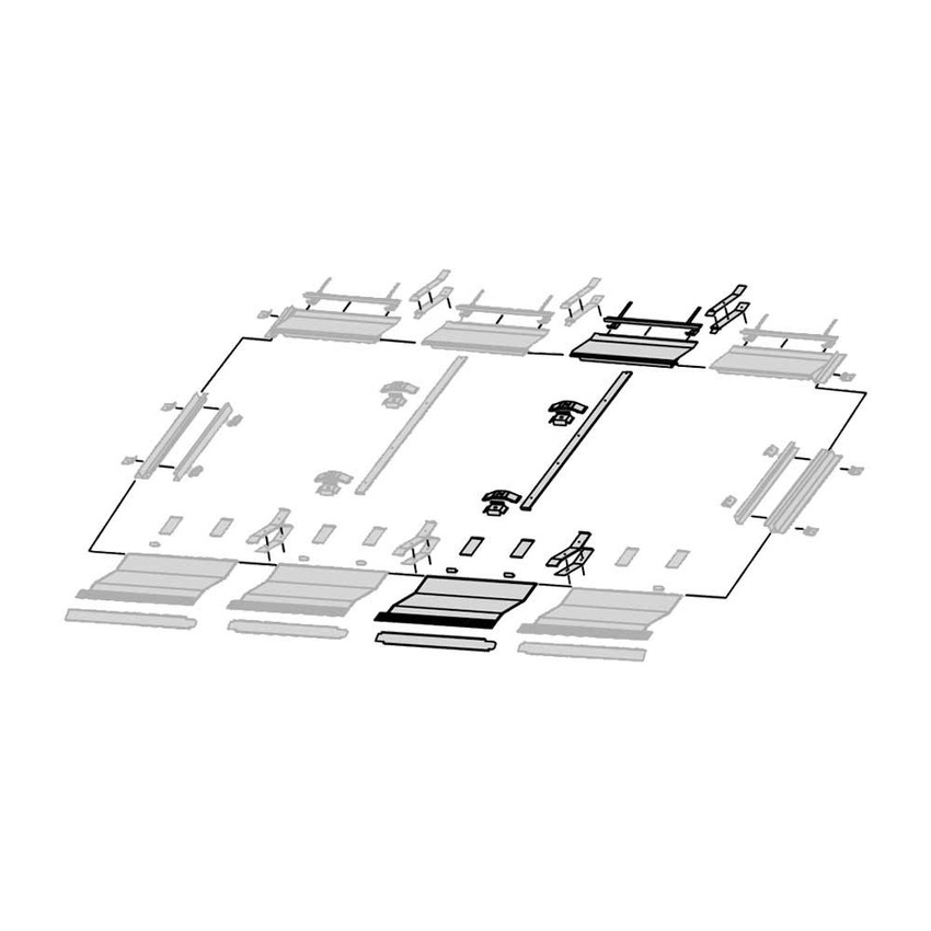 Immagine di Bosch FKI12-2 Kit estensione per il montaggio con inclinazione tetto 25-65° di 1 collettore solare piano orizzontale aggiuntivo, per sistemi integrati nel tetto 8718530988