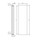 Deltacalor PLATE VERTICALE SINGOLO radiatore H.150,5 L.38 cm, colore bianco PL1V150038B