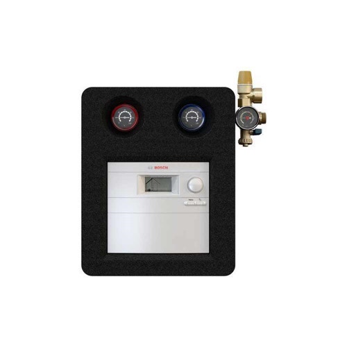 Immagine di Bosch AGS10 B-sol100-2 Stazione solare a doppia linea per collegamento fino a 10 collettori solari con centralina B-sol100-2 integrata 7735600352