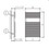 Immagine di Deltacalor HEGO 13 scaldasalviette cromato h 760 mm HG13076045C