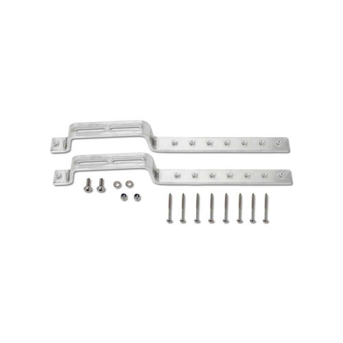 Immagine di Bosch FKA 23 Kit di montaggio obbligatorio per ancoraggio a tetto per copertura in ardesia/scandole per cada collettore solare (2 pezzi) 7747025413