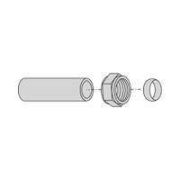 Immagine di Bosch Sistema di connessione per Twin Tube acciaio inox DN16 / rame Ø 15 mm SOSDN16CU15