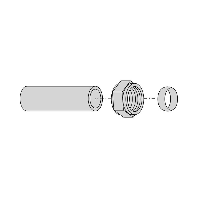 Immagine di Bosch Sistema di connessione per Twin Tube acciaio inox DN20 / rame Ø 22 mm SOSDN20CU22