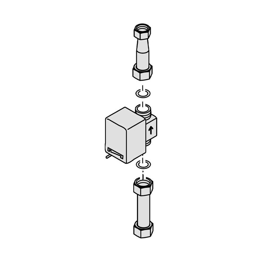 Immagine di Bosch V2W Valvola a due vie per installazione in cascata di FF-3 (G1” F - G¾” F) 8718532934