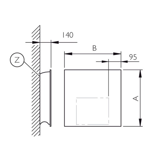 Immagine di Deltacalor ECO HEAT radiatore con scambiatore doppio H.70 L.70 cm, colore bianco ECH2070070B