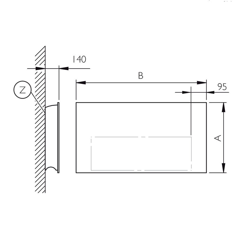 Immagine di Deltacalor ECO HEAT radiatore con scambiatore doppio H.70 L.130 cm, colore bianco ECH2070130B