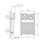 Immagine di Deltacalor AP-UP scaldasalviette bianco h 770 x l 600 mm CAP077060B
