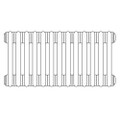 Immagine di Irsap TESI 2 radiatore per sostituzione L, 13 elementi 79,5x58,5x6,5cm, bianco RT207951301IRNON01