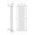 Deltacalor FLYLINE VERTICALE SINGOLO radiatore bianco h 600 x l 894 mm FL1V060012B