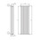 Immagine di Deltacalor HEGOLINE 13 VERTICALE doppio radiatore Bianco h. 1800 x L. 346 mm HH132V180014B