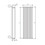 Immagine di Deltacalor HEGOLINE 23 VERTICALE singolo radiatore Bianco h. 2000 x L. 1036 mm HH231V200028B