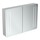 Ideal Standard Specchio contenitore L.100 H.70 P.17 cm, con ante a specchio interno/esterno, finitura alluminio T3389AL