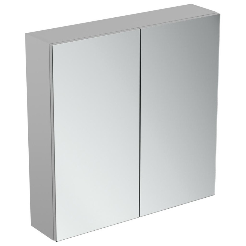 Immagine di Ideal Standard Specchio contenitore L.70 H.70 P.17 cm, finitura alluminio T3590AL