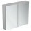 Immagine di Ideal Standard Specchio contenitore L.80 H.70 P.17 cm, finitura alluminio T3591AL