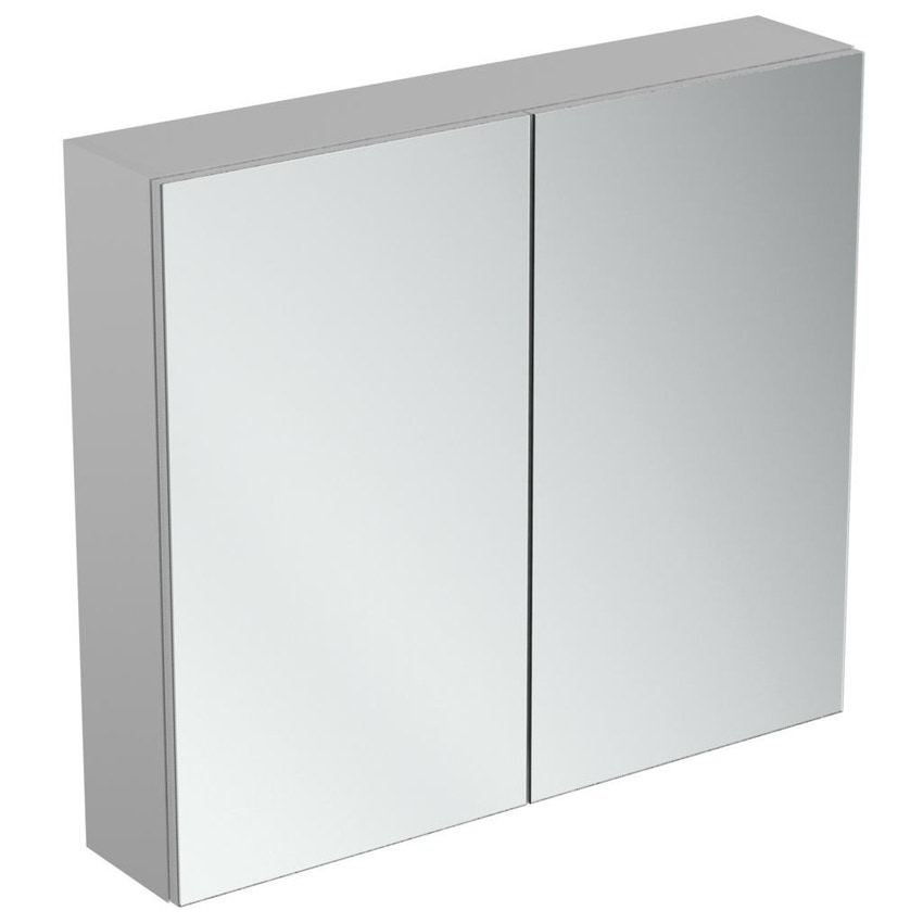 Immagine di Ideal Standard Specchio contenitore L.80 H.70 P.17 cm, finitura alluminio T3591AL