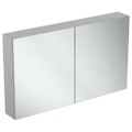 Immagine di Ideal Standard Specchio contenitore L.120 H.70 P.17 cm, finitura alluminio T3593AL
